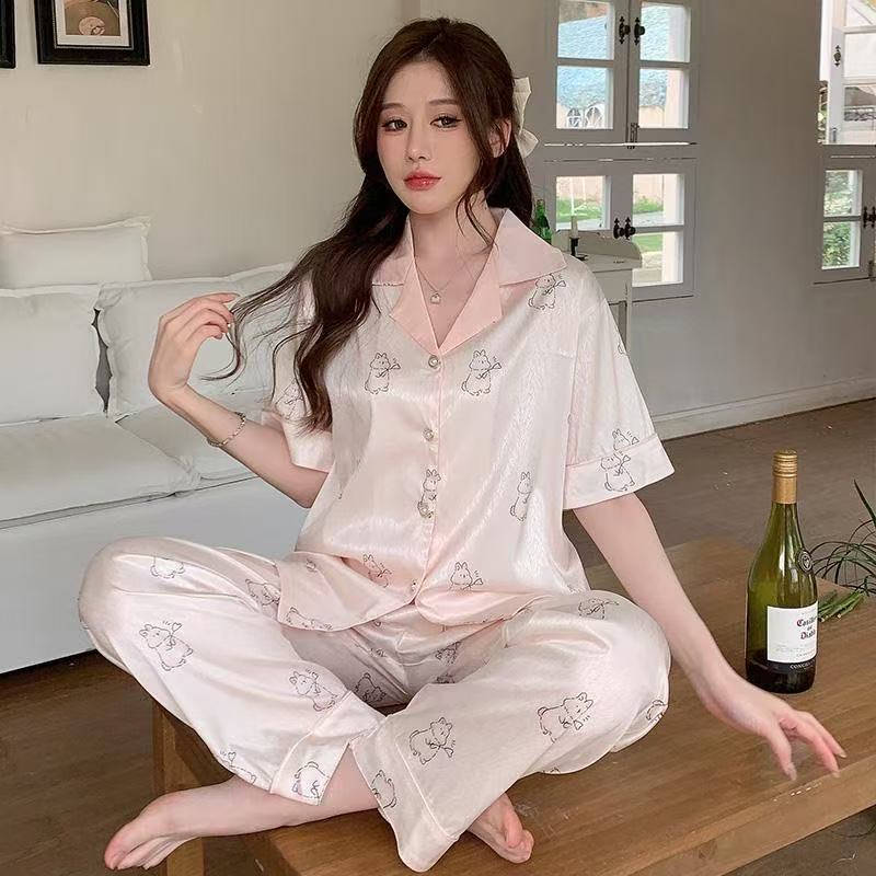 Silk pajamas