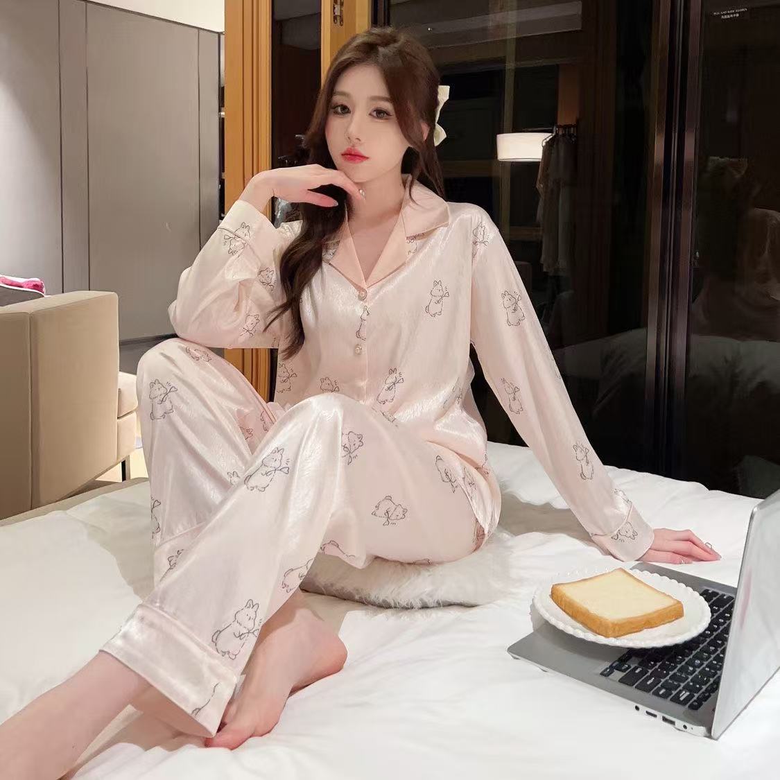 Silk pajamas